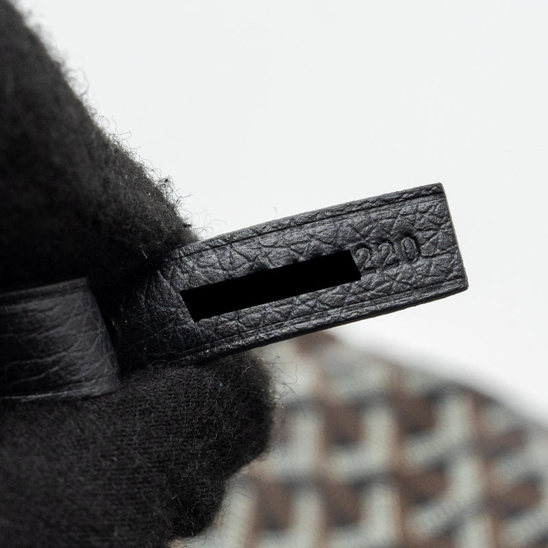 Goyard Boheme Hobo Bag Goyardline Canvas/Calfskin Black SHW