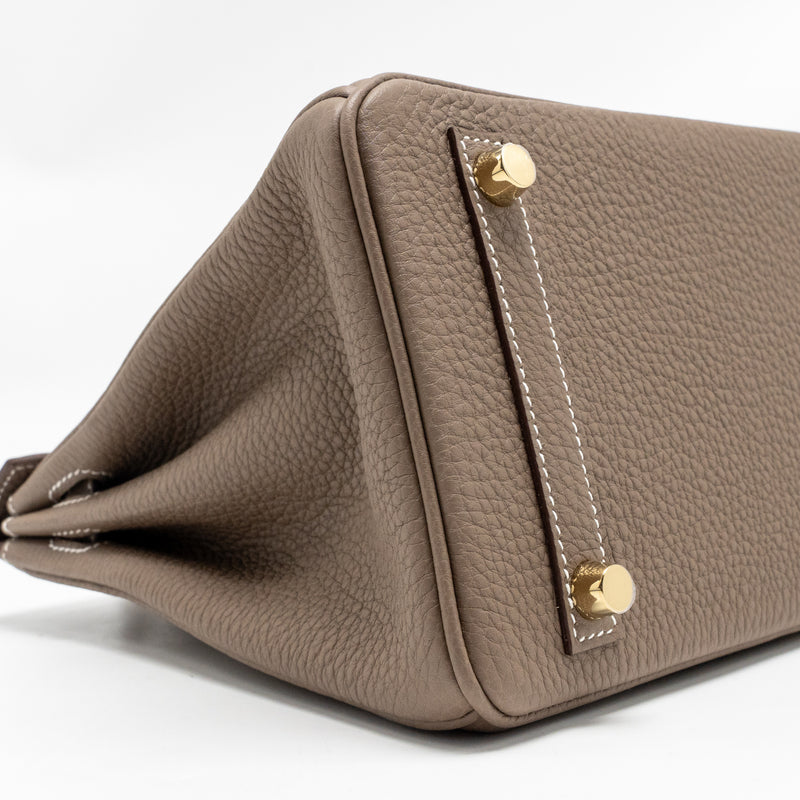 Hermes Birkin 25 Togo Etoupe GHW Stamp K