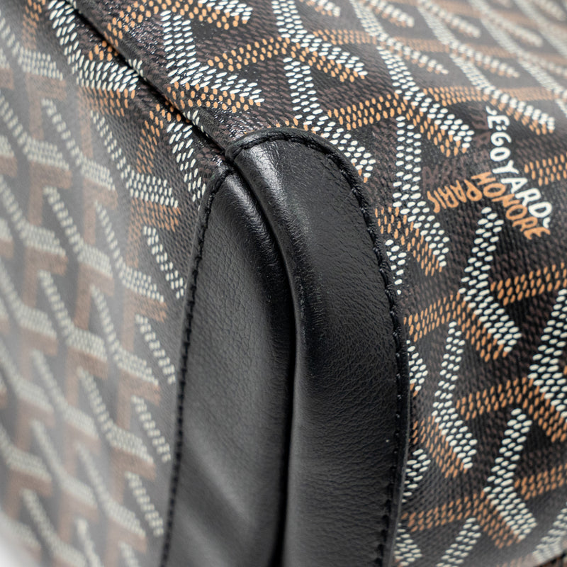 Goyard Artois Bag PM Goyardine Canvas/Chevroches Calfskin Black SHW