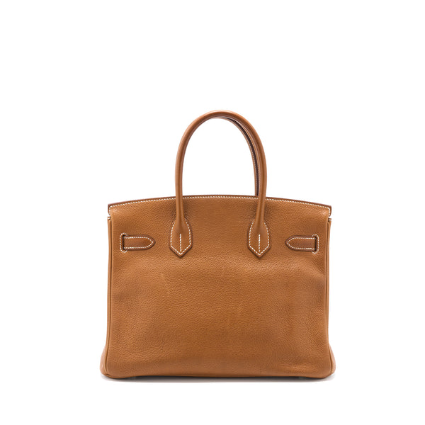 Hermes Birkin 30 Barenia Faubourg Fauve SHW Stamp A