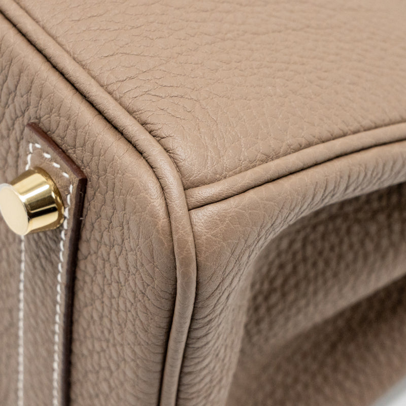 Hermes Birkin 25 Togo Etoupe GHW Stamp K