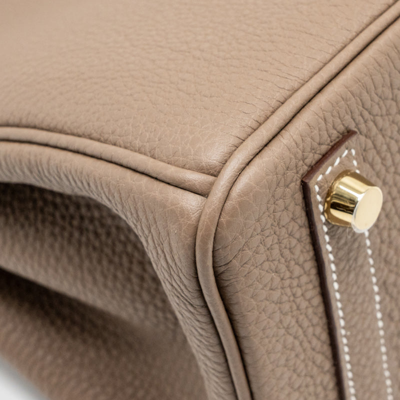 Hermes Birkin 25 Togo Etoupe GHW Stamp K