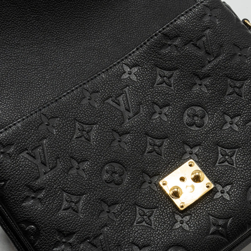 Louis Vuitton Pochette Metis Monogram Empreinte Black GHW