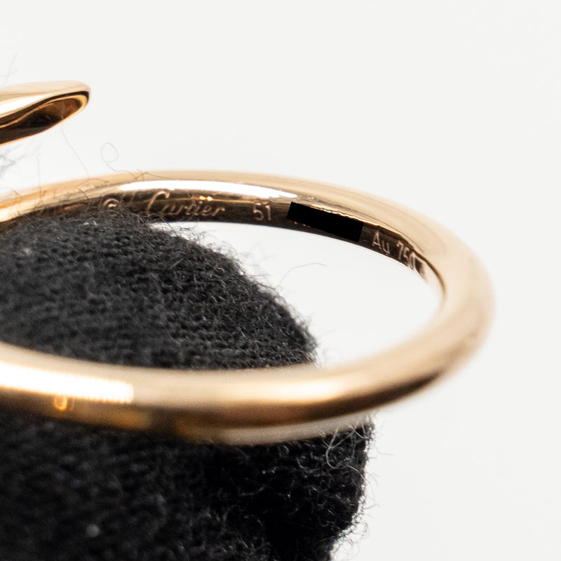 Cartier Size 51 Juste Un Clou Ring, Small Model Rose Gold