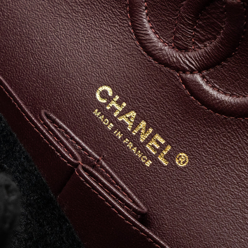 Chanel Small Classic Double Flap Bag Caviar Black GHW(microchip)