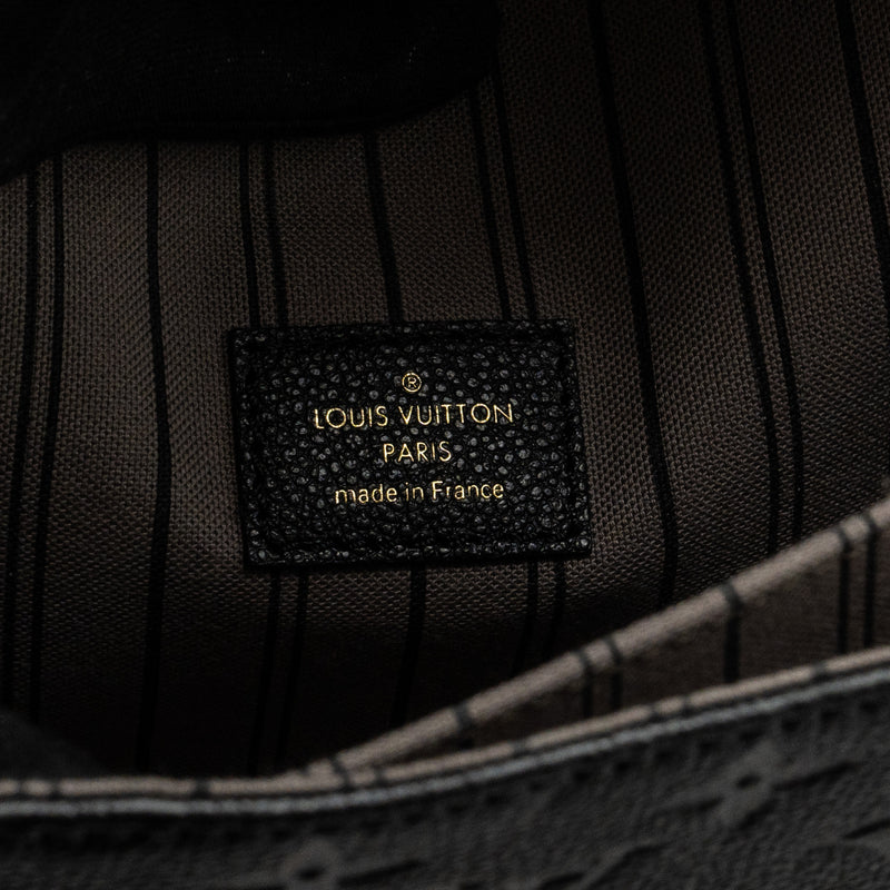 Louis Vuitton Pochette Metis Monogram Empreinte Black GHW