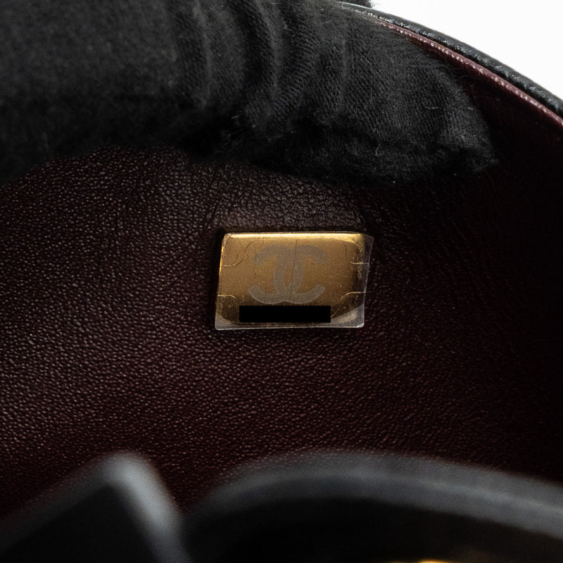 Chanel Small Classic Double Flap Bag Caviar Black GHW(microchip)