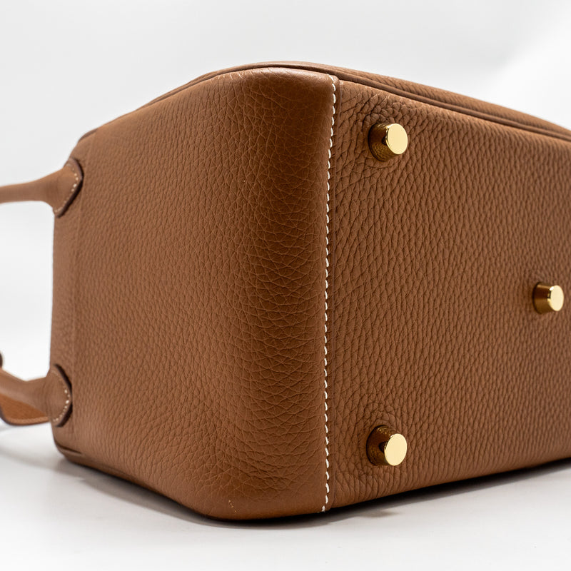 Hermes Lindy 26 Clemence Gold GHW stamp Z