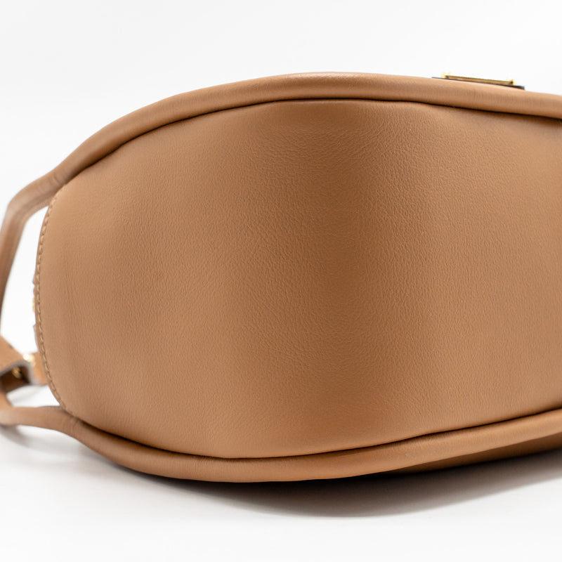 Prada Darling Handbag Calfskin Caramel GHW