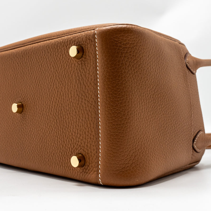 Hermes Lindy 26 Clemence Gold GHW stamp Z