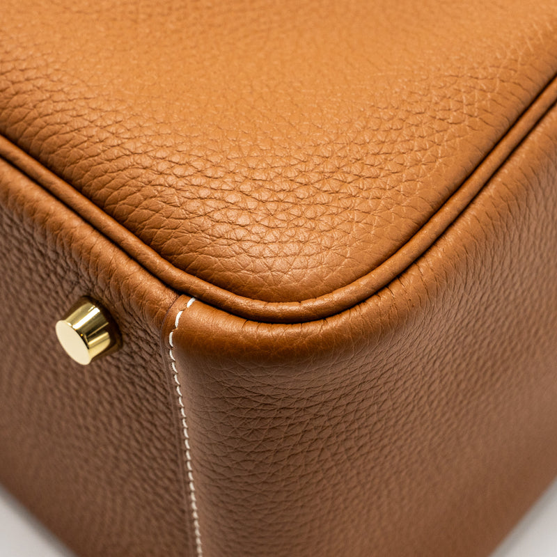 Hermes Lindy 26 Clemence Gold GHW stamp Z