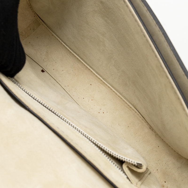 Dior Diorevolution Flap Bag Calfskin White SHW