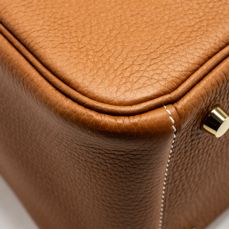 Hermes Lindy 26 Clemence Gold GHW stamp Z