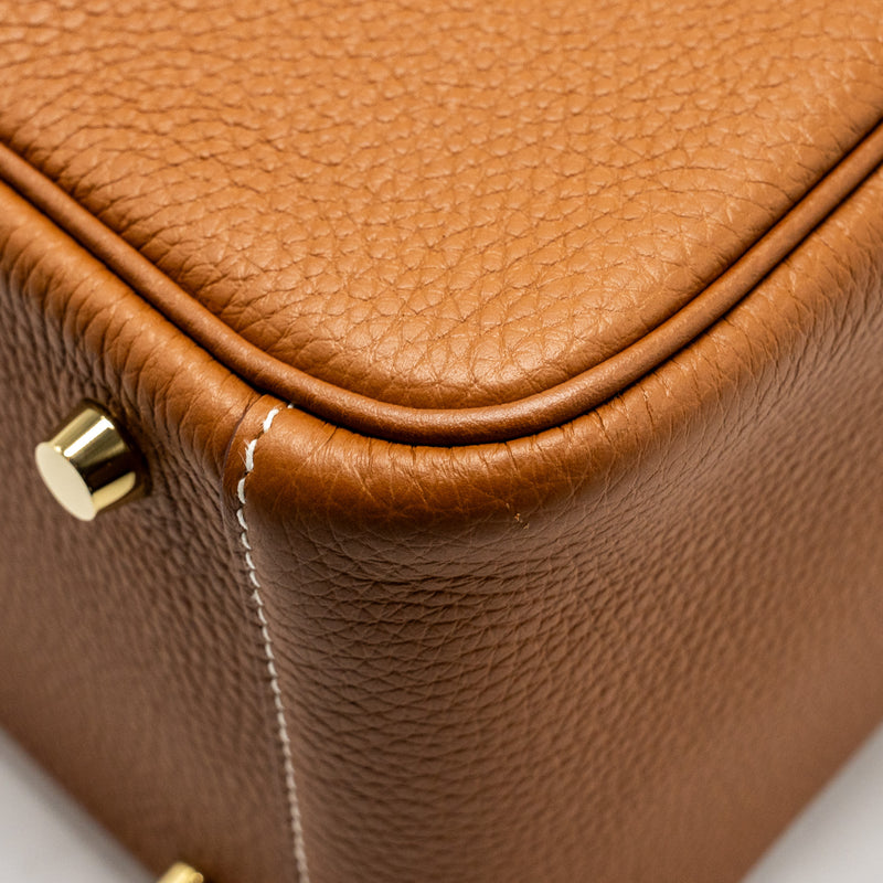 Hermes Lindy 26 Clemence Gold GHW stamp Z