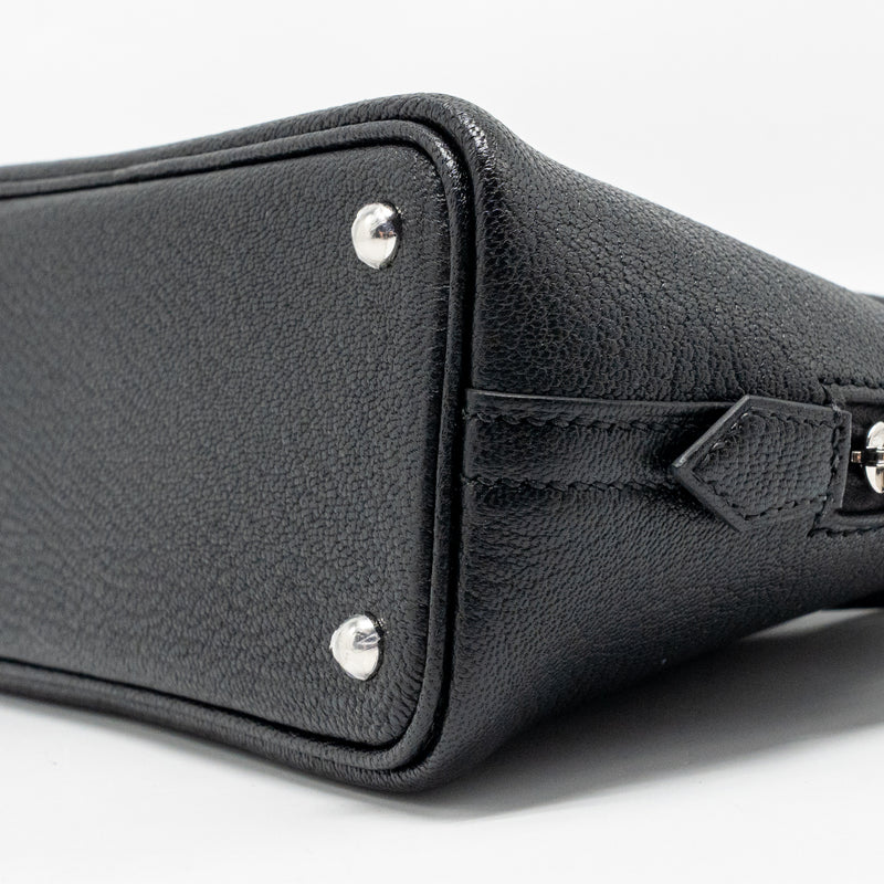 Hermes Mini Bolide 1923 Chèvre Mysore Black SHW Stamp K