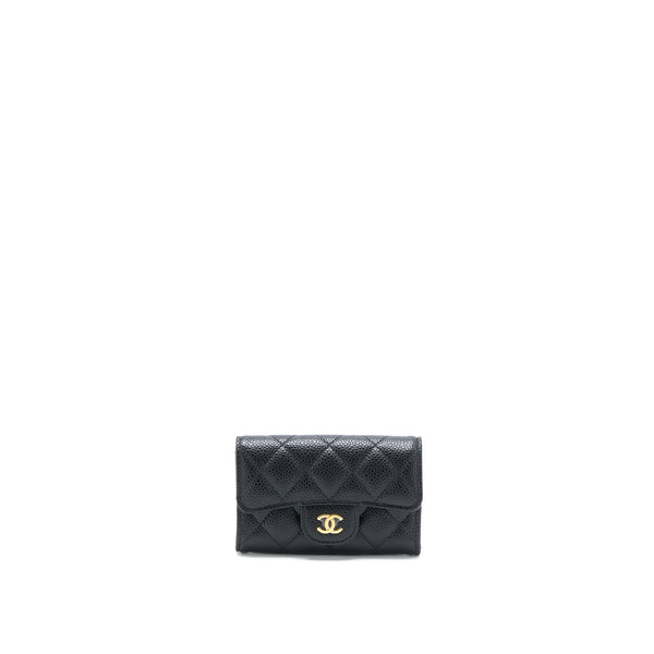 Chanel Classic Flap Cardholder Caviar Black GHW