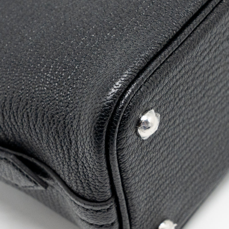 Hermes Mini Bolide 1923 Chèvre Mysore Black SHW Stamp K