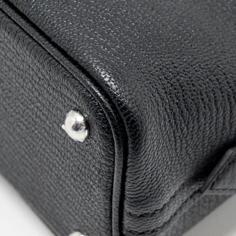 Hermes Mini Bolide 1923 Chèvre Mysore Black SHW Stamp K