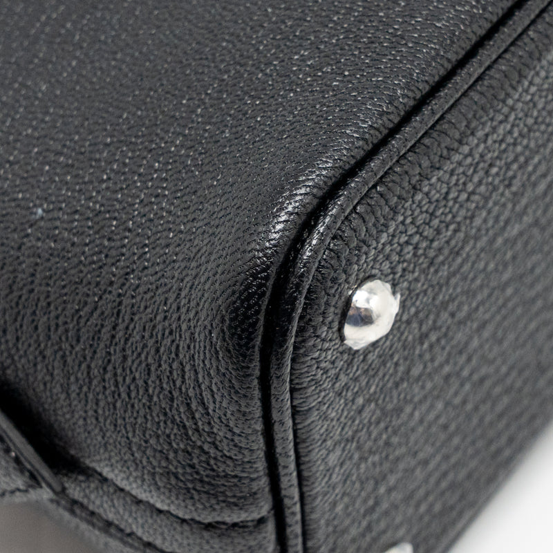 Hermes Mini Bolide 1923 Chèvre Mysore Black SHW Stamp K