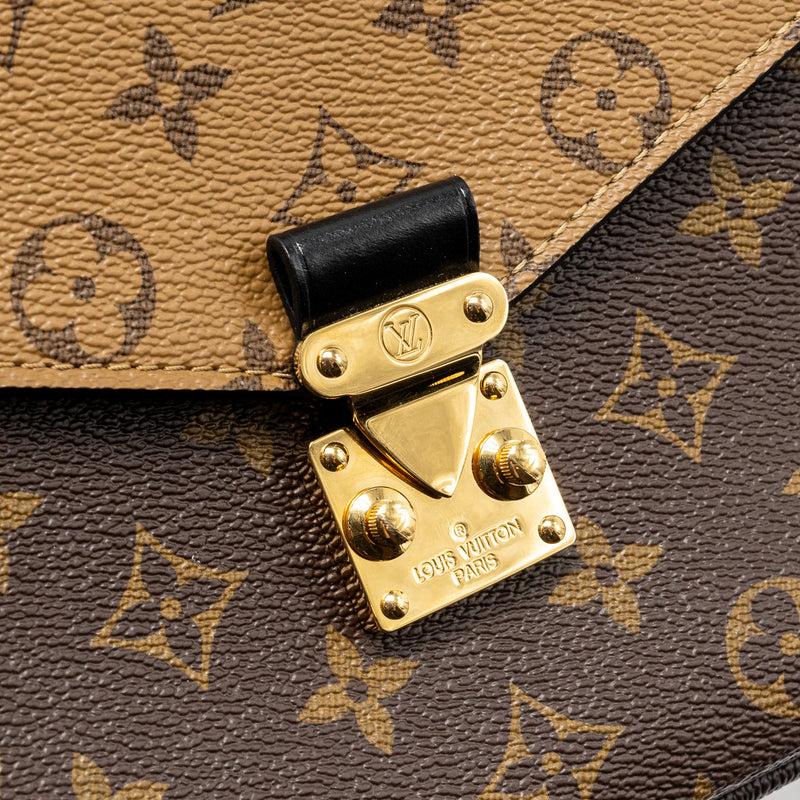 Louis Vuitton Pochette Metis monogram reverse canvas GHW