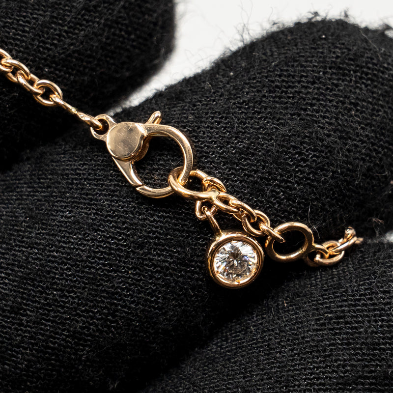 Hermes Size SH Finesse Bracelet Rose Gold, Diamonds