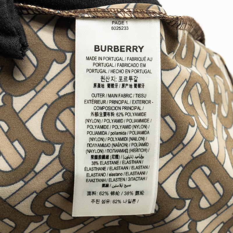 Burberry Size Small Trancura TB Monogram Top Brown