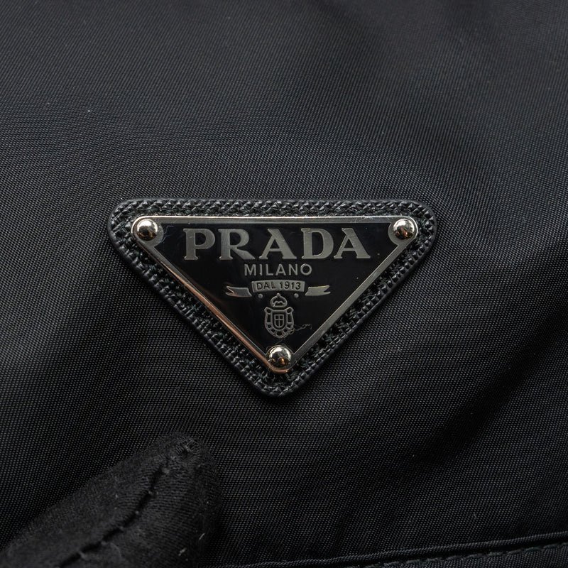 Prada Backpack Re-Nylon/Saffiano Black SHW