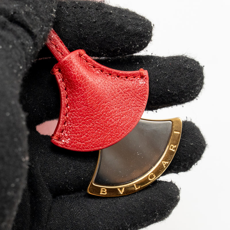 Bvlgari Marquise Small Top Handle Bag Royal Ruby Goat Leather Red GHW