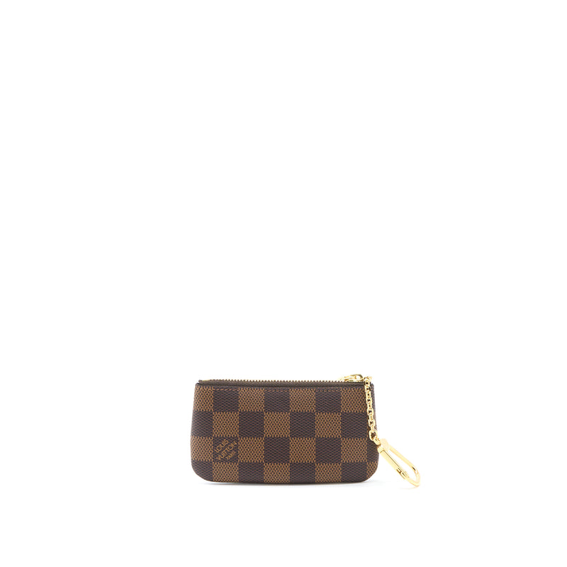 Louis Vuitton Key Pouch Damier Ebene Canvas Brown GHW