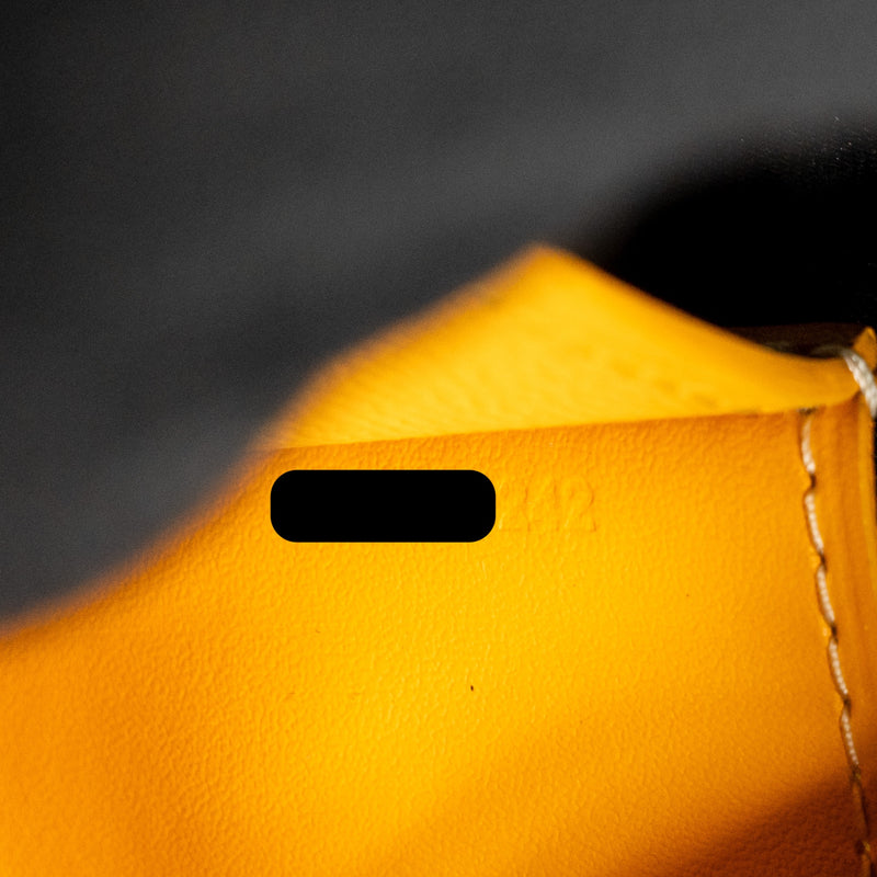 Goyard Saint-Pierre Card Wallet Goyardine Canvas Yellow