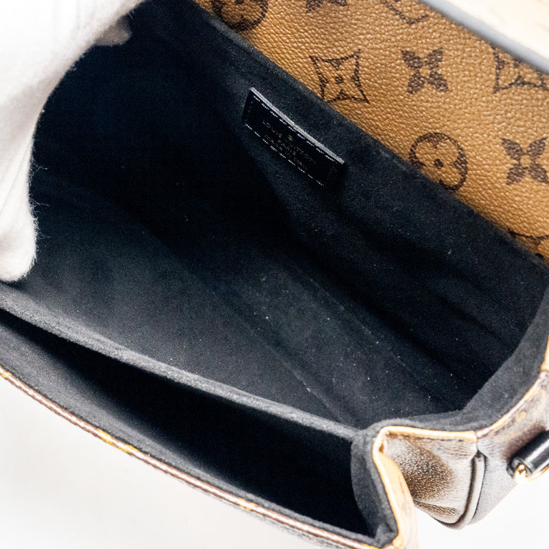 Louis Vuitton Pochette Metis monogram reverse canvas GHW
