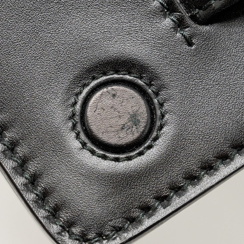 DIOR J'ADIOR Medium Flap Bag With Chain Leather Black GHW