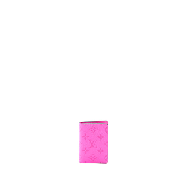 Louis Vuitton Pocket Organiser Monogram Coated Canvas Pink