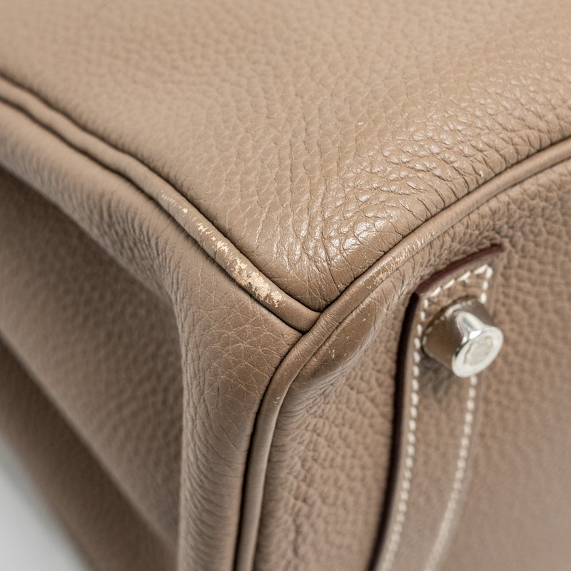 Hermes Birkin 30 Togo Etoupe SHW Stamp A