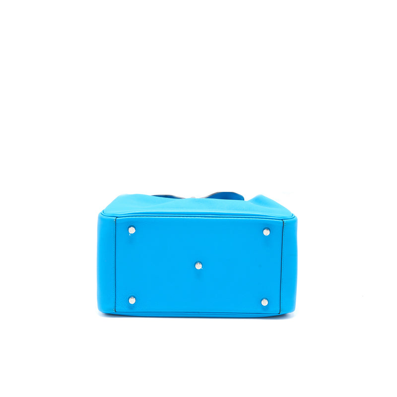 Hermes Lindy 30 Evercolor B3 Bleu Zanzibar SHW Stamp A