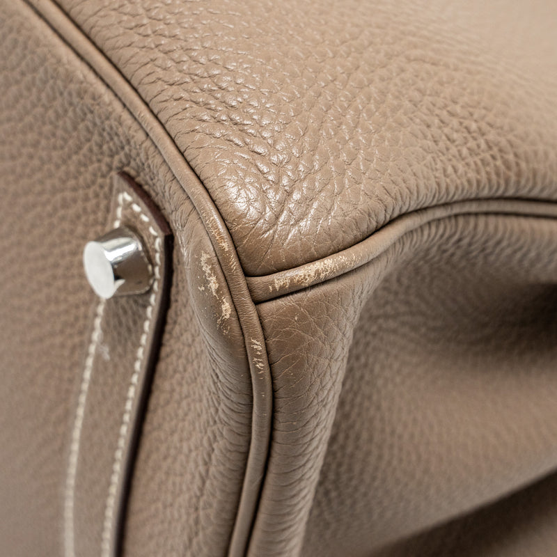 Hermes Birkin 30 Togo Etoupe SHW Stamp A