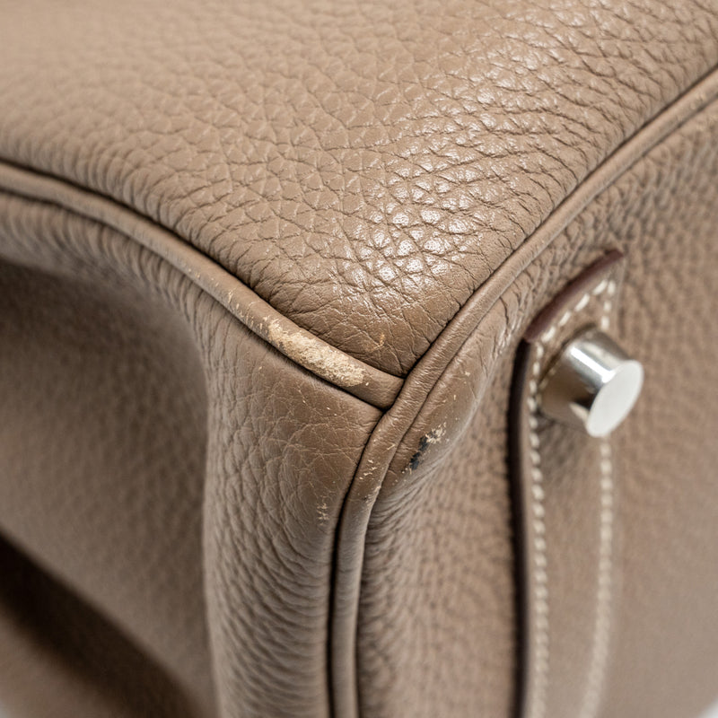 Hermes Birkin 30 Togo Etoupe SHW Stamp A