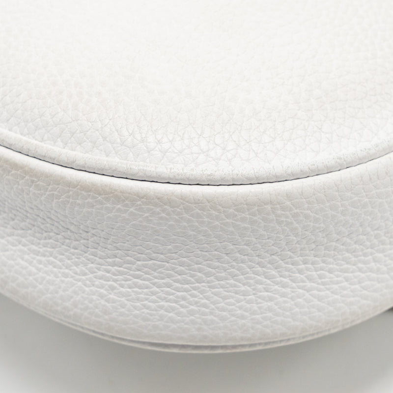 Dior Homme Saddle Belt Bag Calfskin White SHW