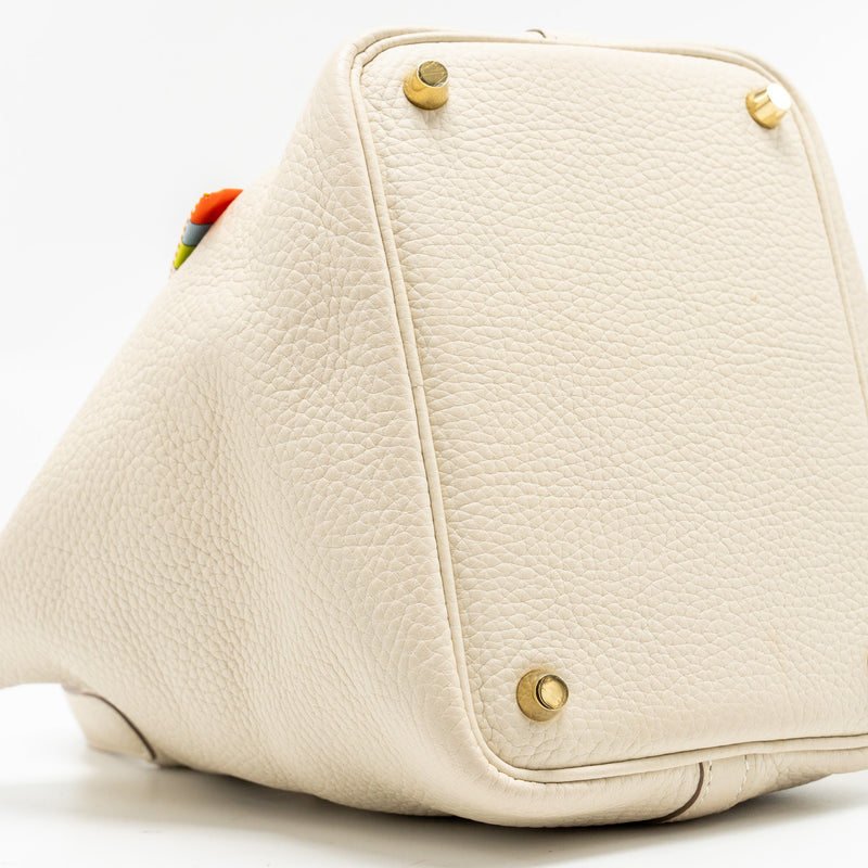 Hermes Picotin 18 Lock Bag Clemence Craie GHW Stamp U