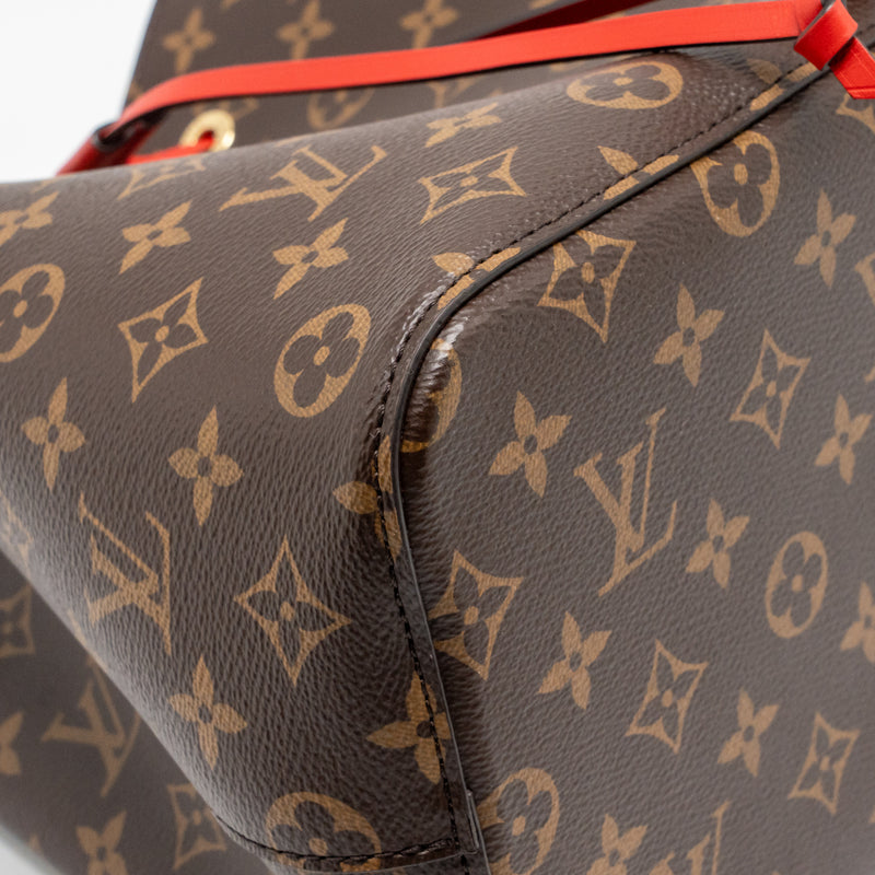 Louis Vuitton Neo Noe Monogram Canvas Red GHW