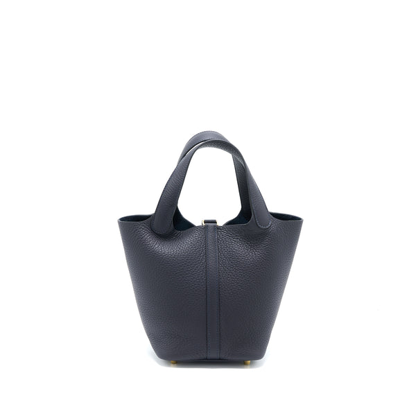 Hermes Picotin 18 Lock Bag Clemence Caban GHW Stamp U