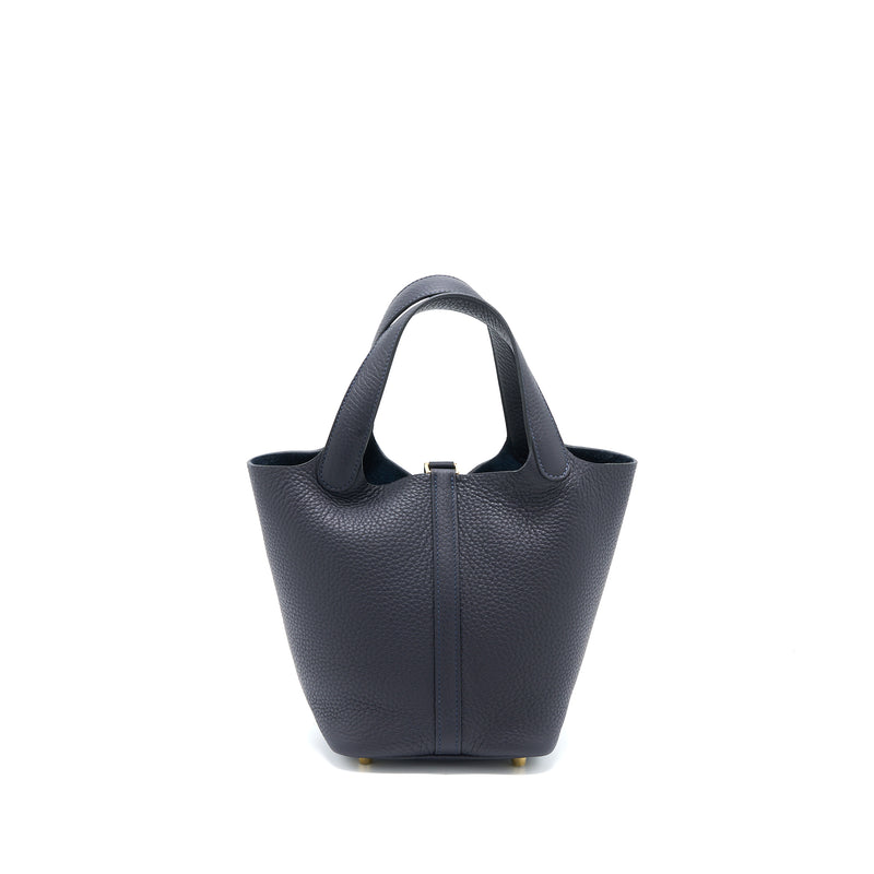 Hermes Picotin 18 Lock Bag Clemence Caban GHW Stamp U