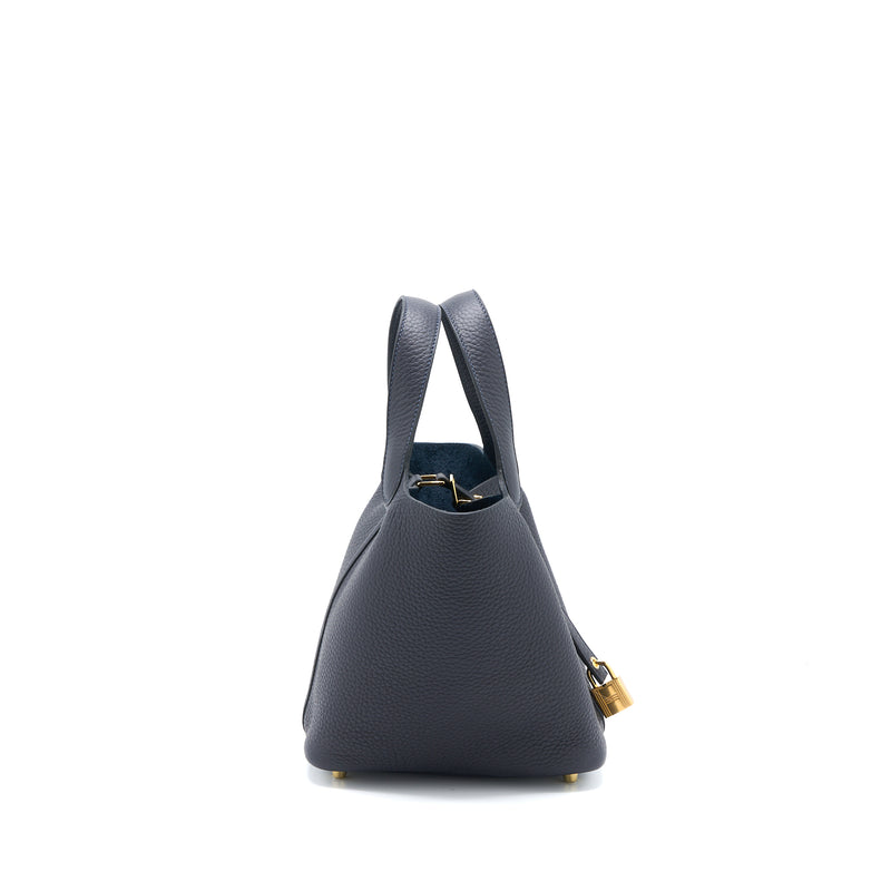 Hermes Picotin 18 Lock Bag Clemence Caban GHW Stamp U