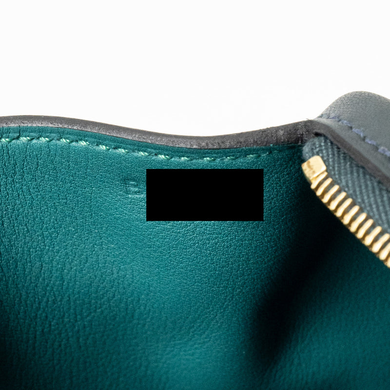 Hermes Mini Lindy Verso Bag Swift Vert Rousseau/Malachite GHW Stamp B