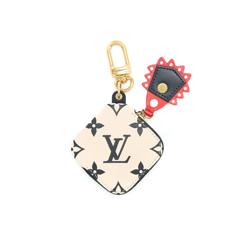 Louis Vuitton 2020 Crafty Square Coin Pouch Bag Charm Monogram Giant Canvas GHW