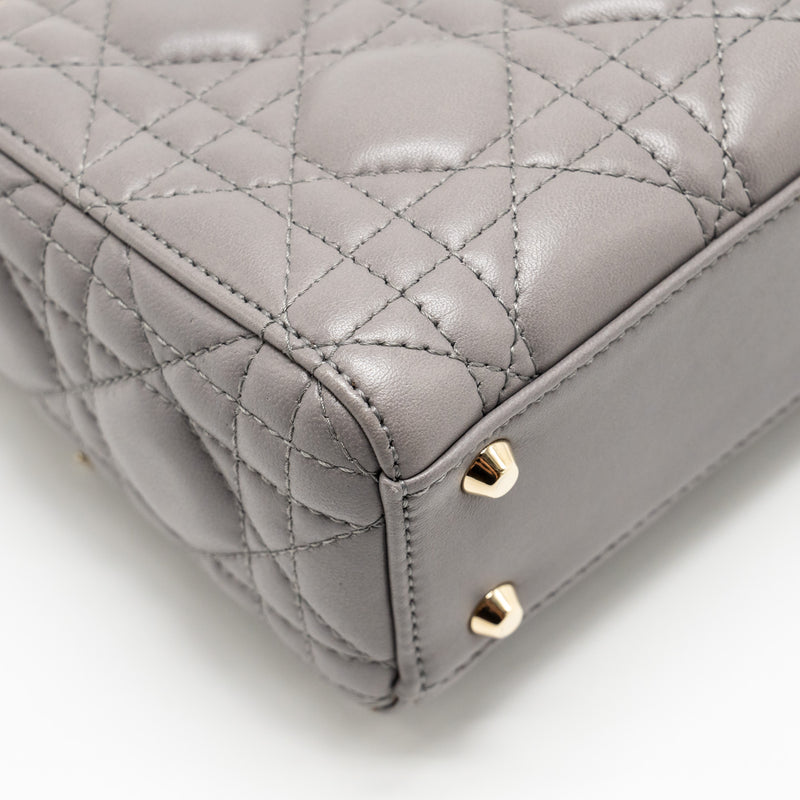 Dior Mini Lady Dior Lambskin Grey LGHW