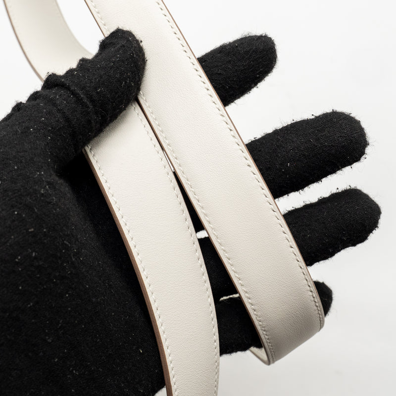 Hermes Mini Lindy Swift gris pale / gris Meyer SHW stamp B