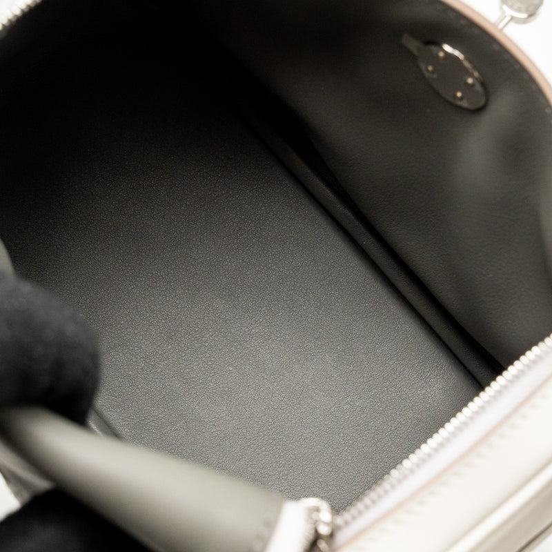 Hermes Mini Lindy Swift gris pale / gris Meyer SHW stamp B