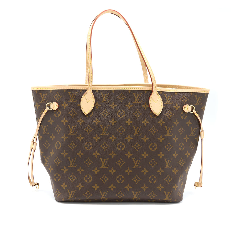 Louis Vuitton Neverfull MM Monogram Canvas GHW (New Version)