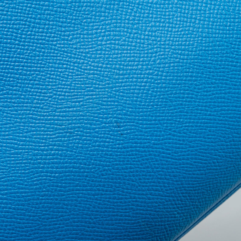 Hermes birkin 30 epsom blue GHW stamp A
